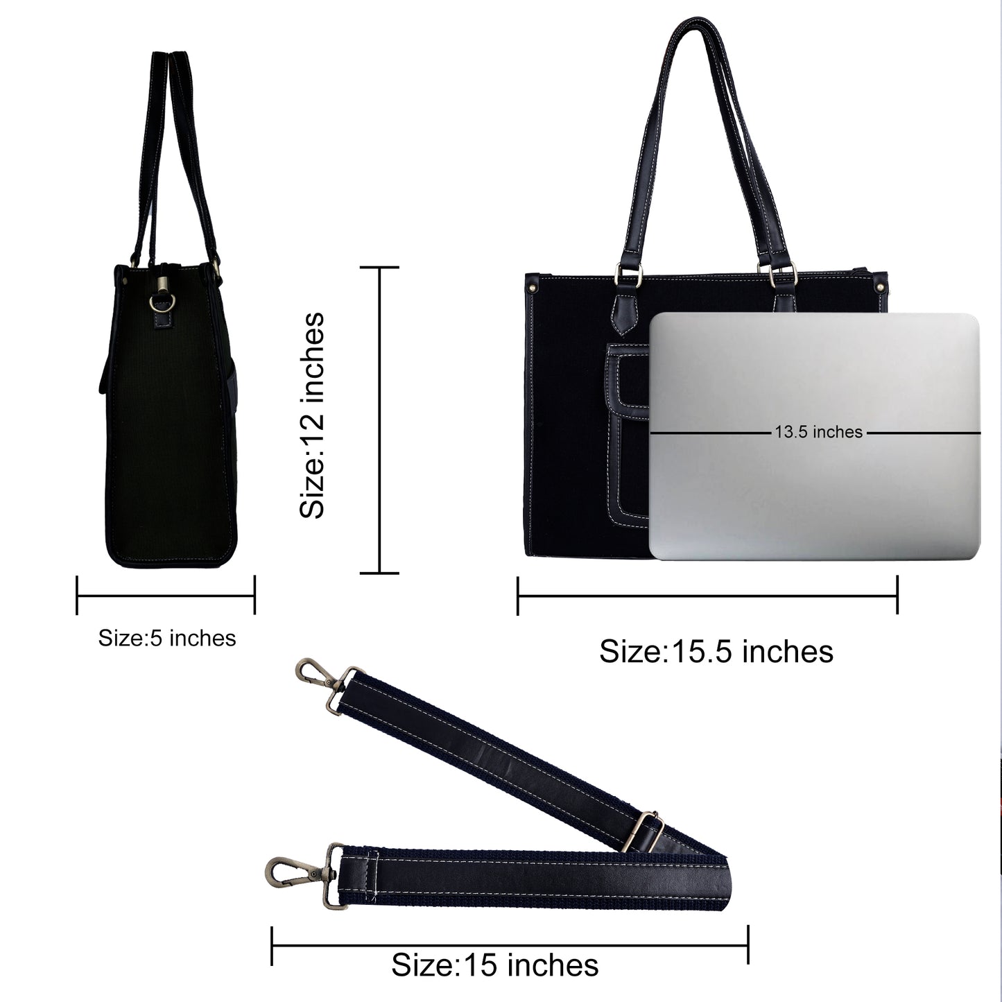PRD Craft - Laptop Tote Canvas Bag