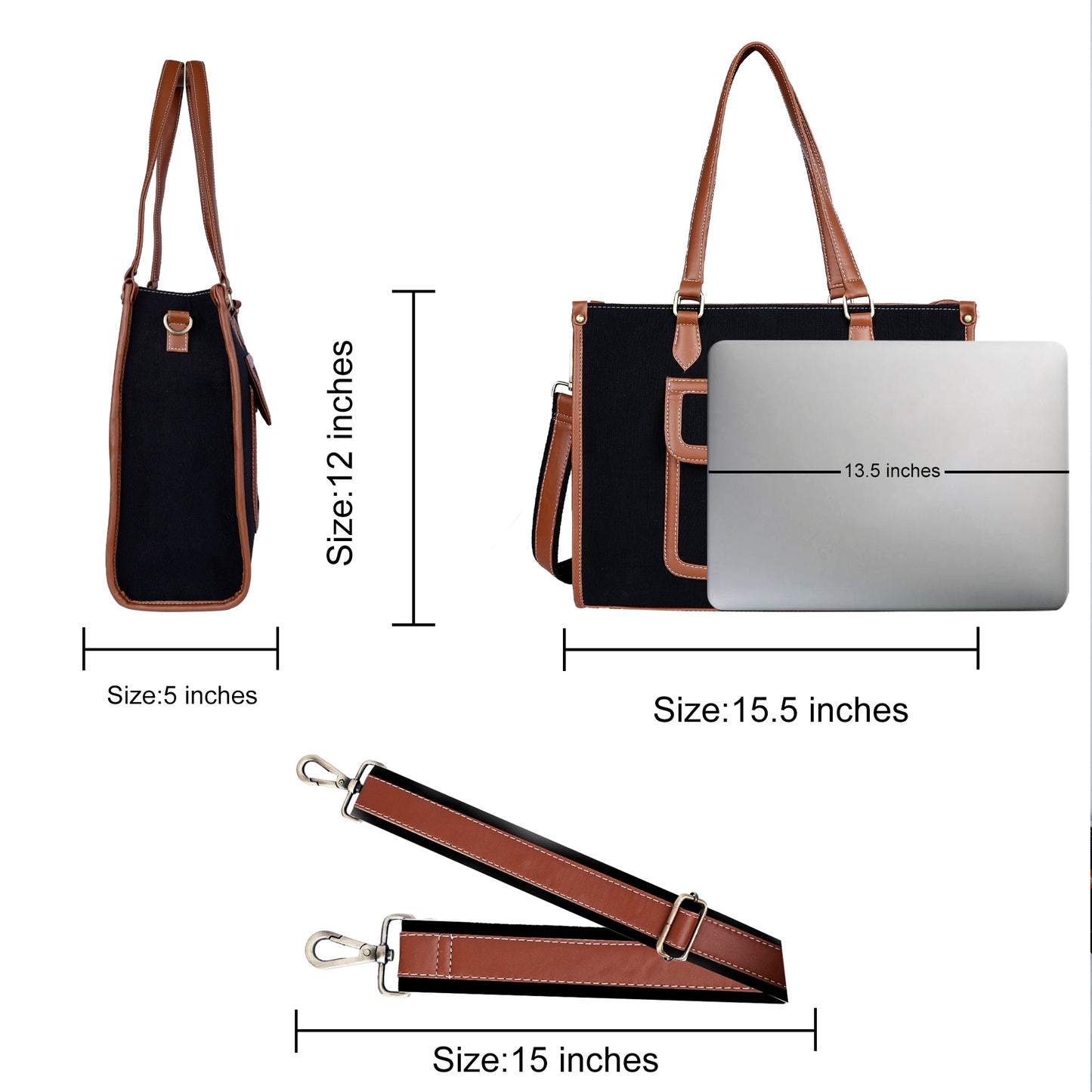PRD Craft - Laptop Tote Canvas Bag