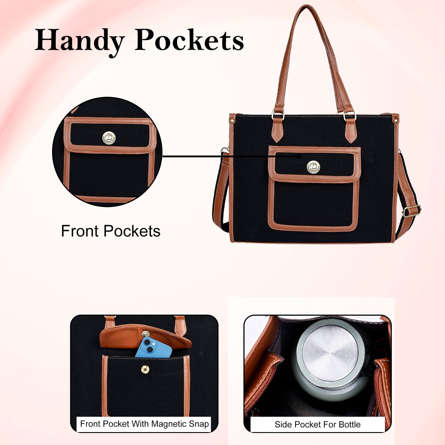 PRD Craft - Laptop Tote Canvas Bag