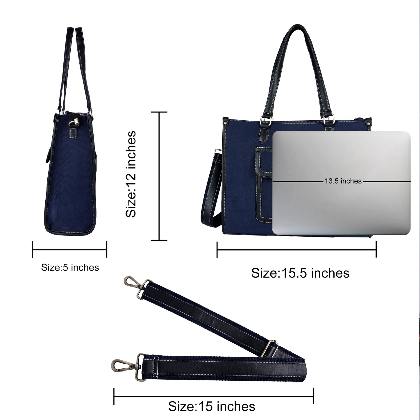 PRD Craft - Laptop Tote Canvas Bag