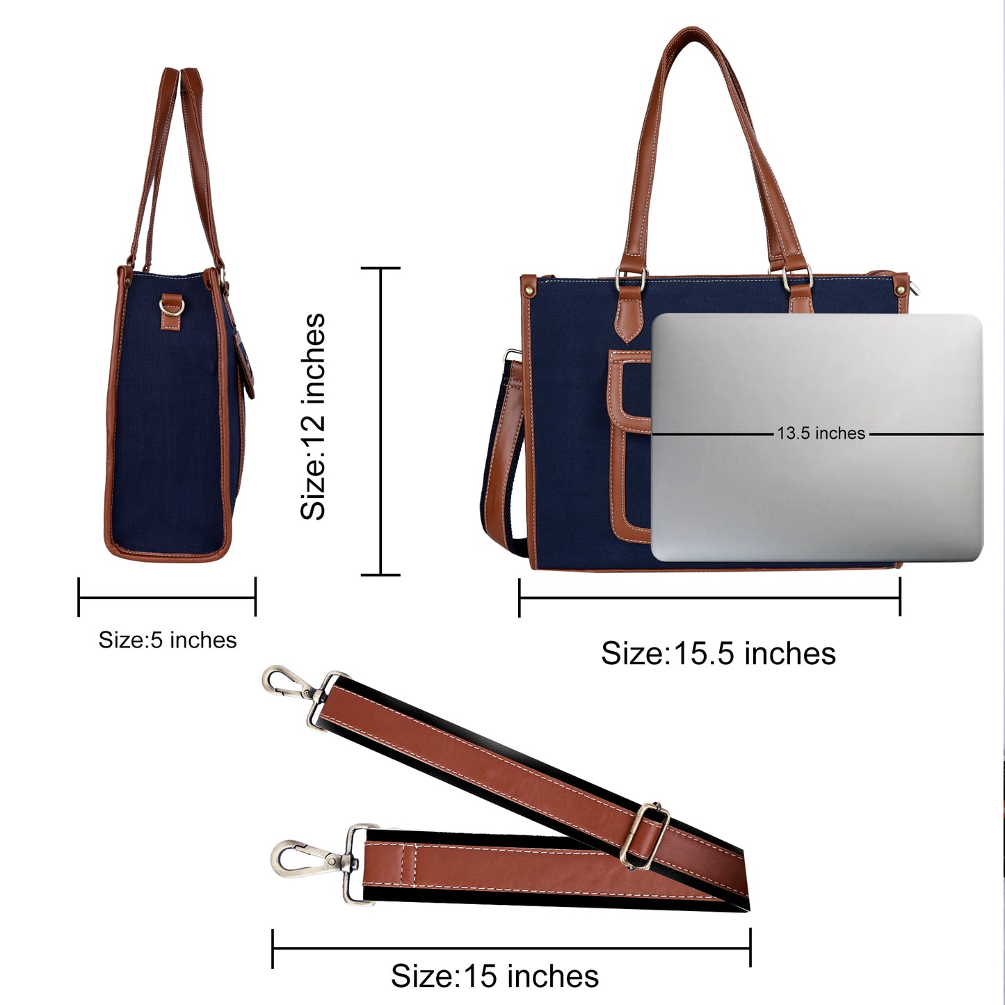 PRD Craft - Laptop Tote Canvas Bag