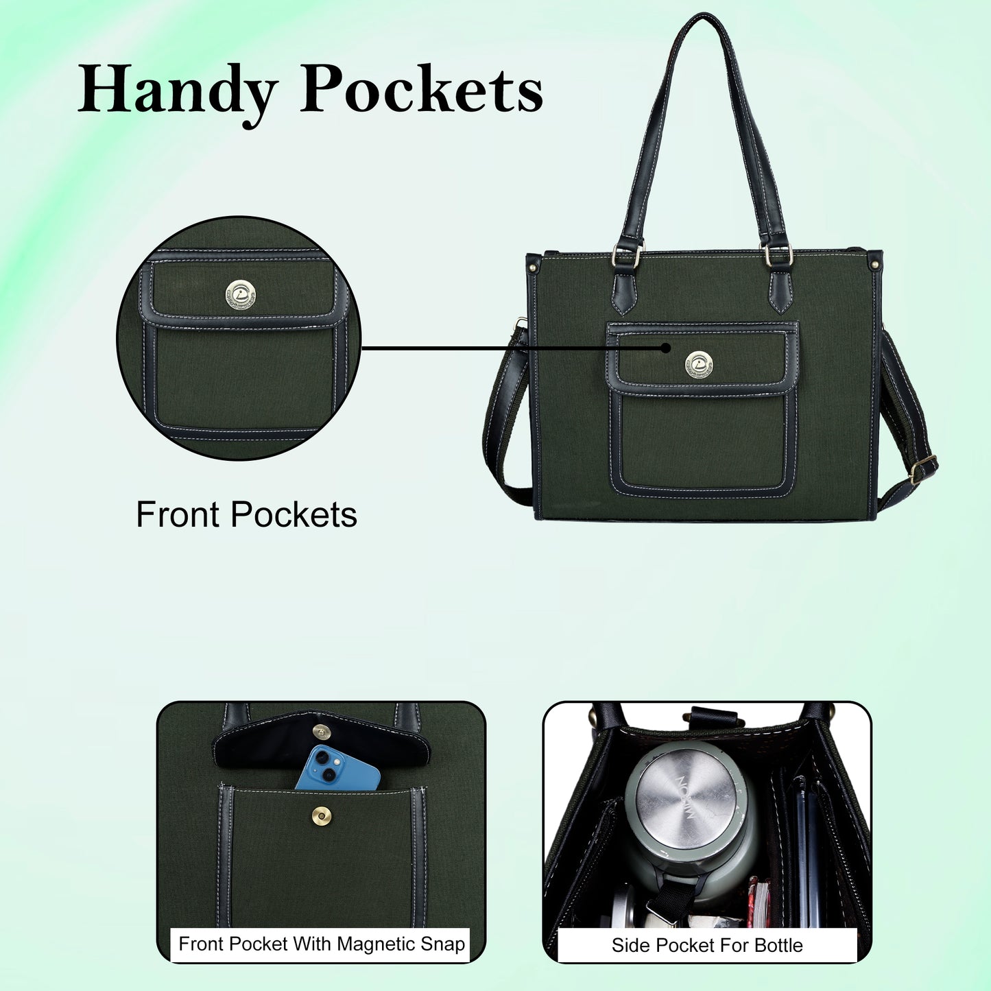PRD Craft - Laptop Tote Canvas Bag