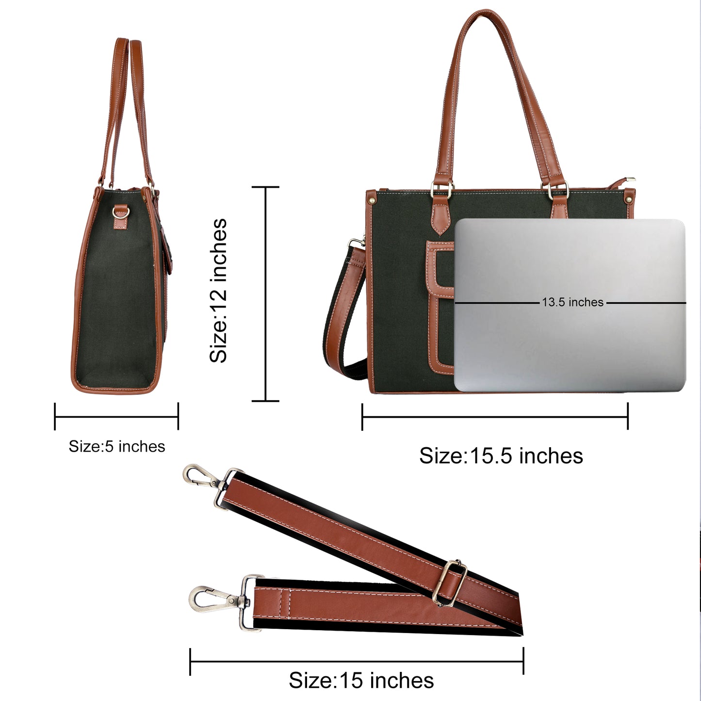 PRD Craft - Laptop Tote Canvas Bag