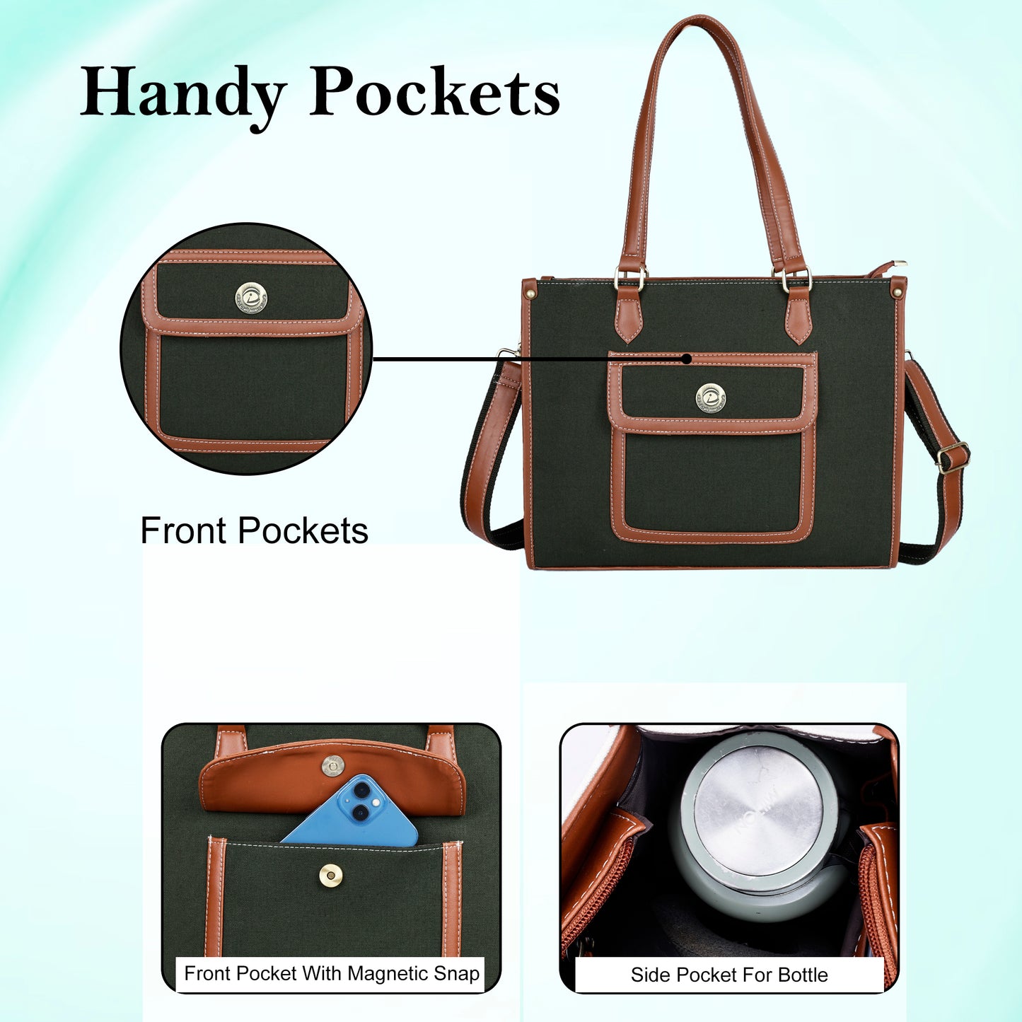 PRD Craft - Laptop Tote Canvas Bag