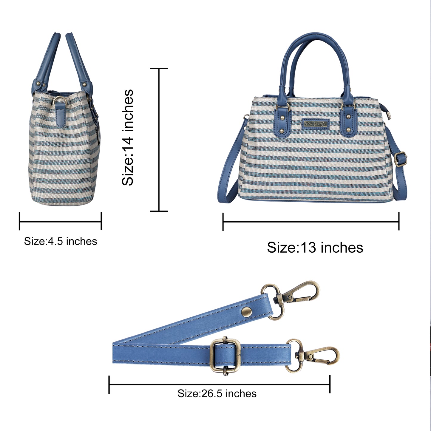 PRD Craft - Jute Printed Women's Hand Bags