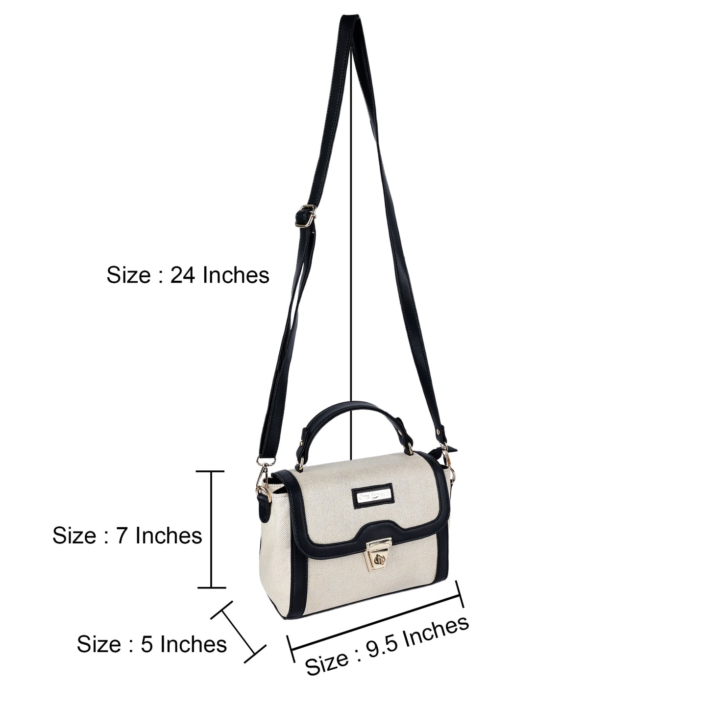PRD Craft Jute Satchel Bag for Women