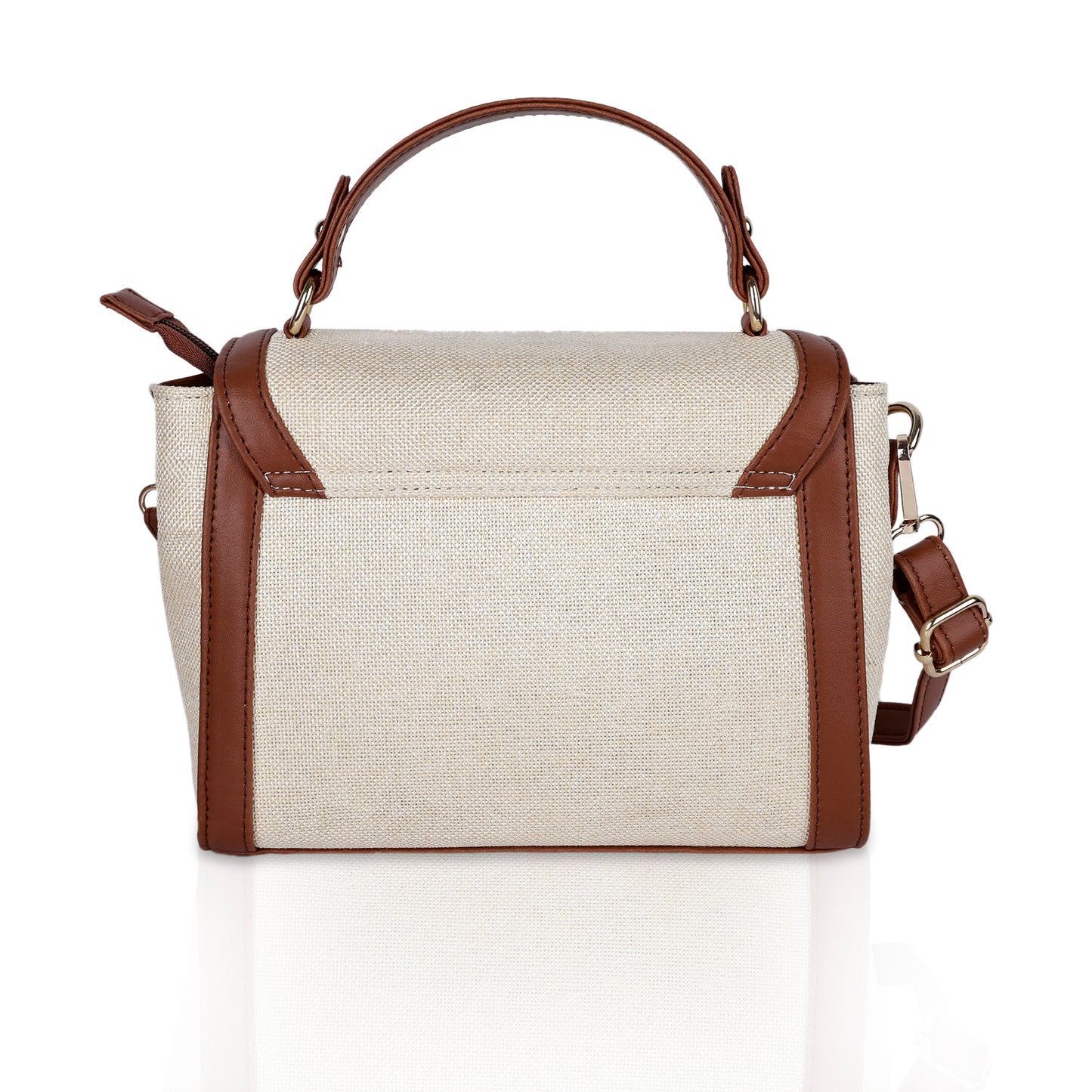 PRD Craft Jute Satchel Bag for Women