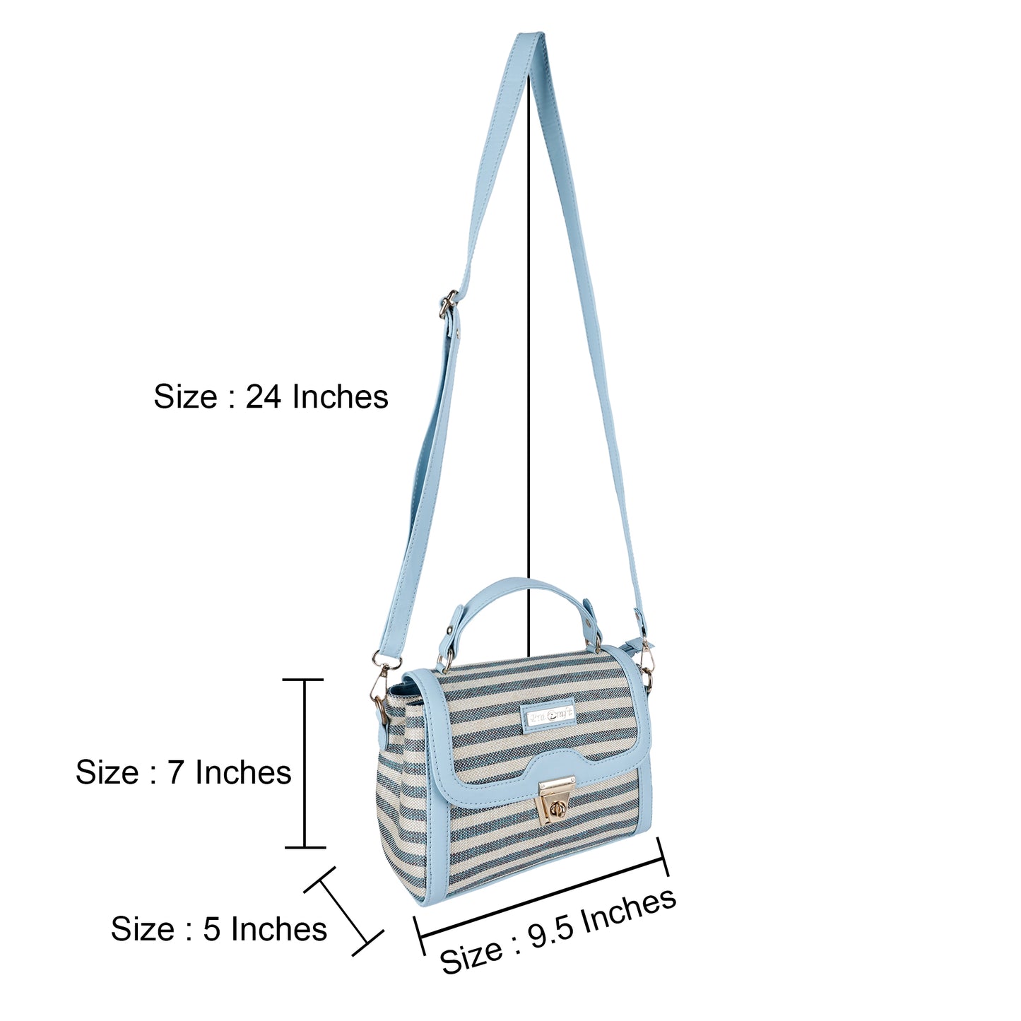 Jute Satchel Bag for Women