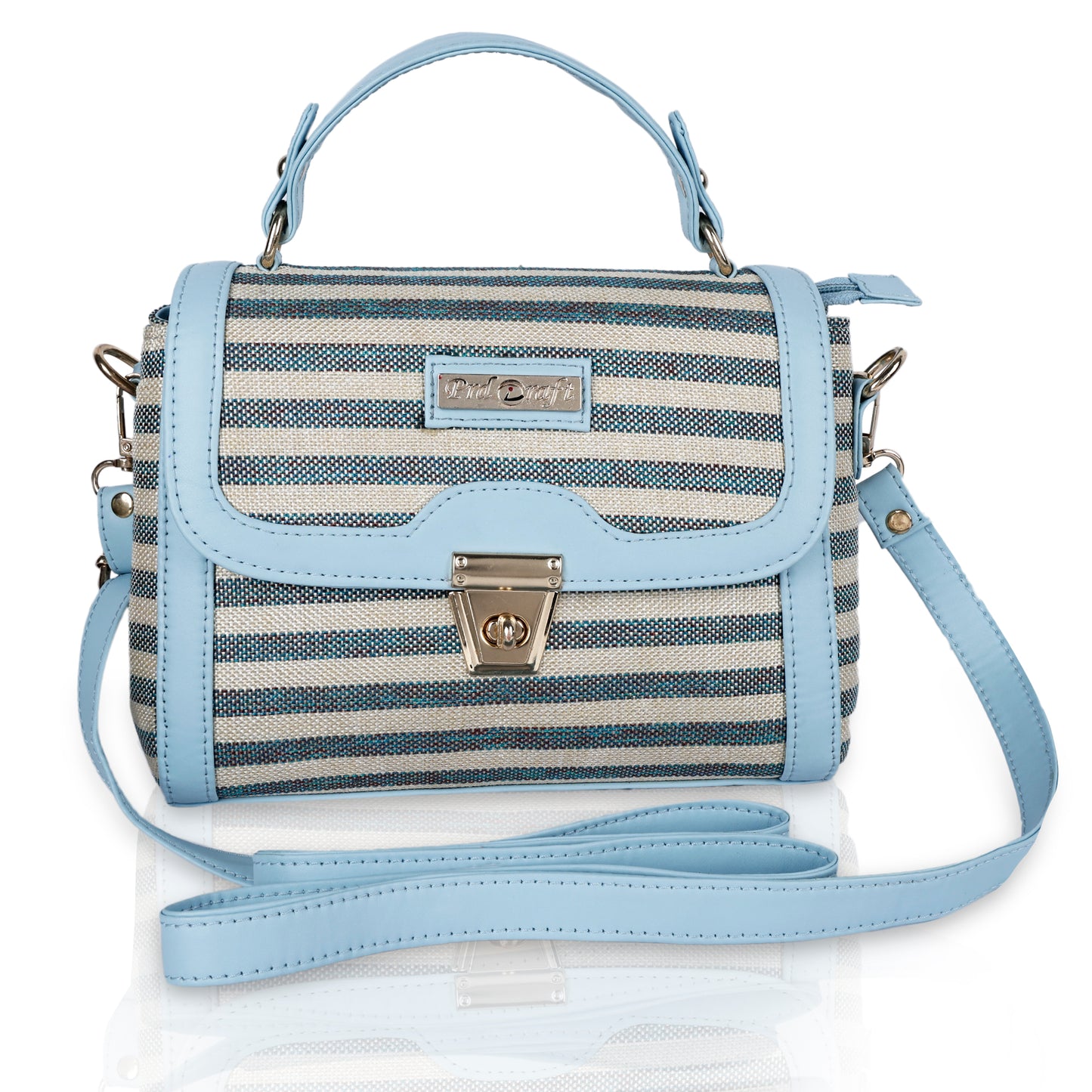 PRD Craft Jute Satchel Bag for Women