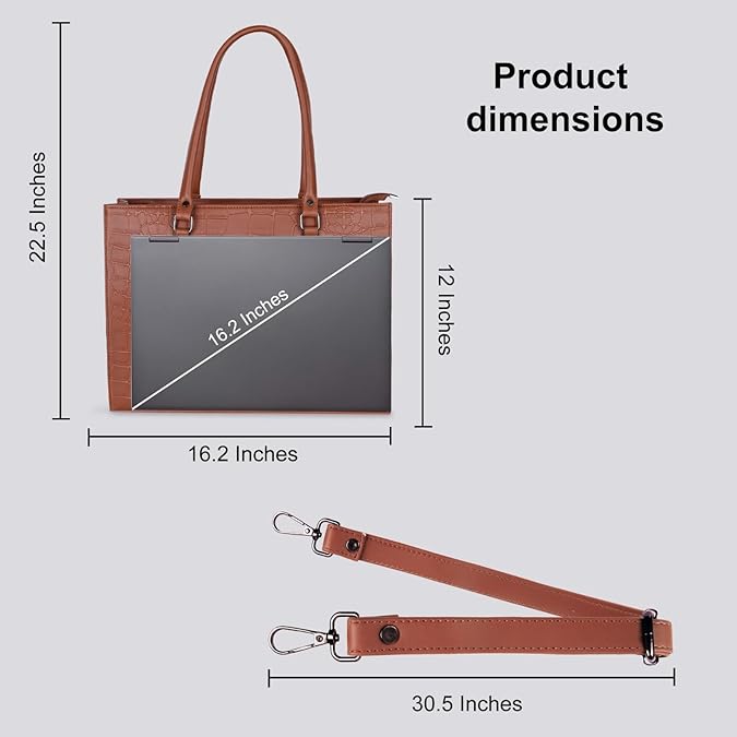 PRD Craft - Croco Laptop Bag for Women