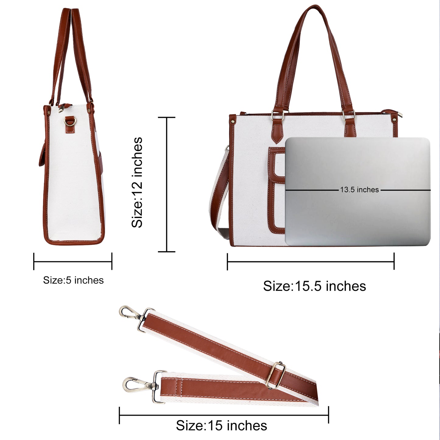 PRD Craft - Laptop Tote Canvas Bag