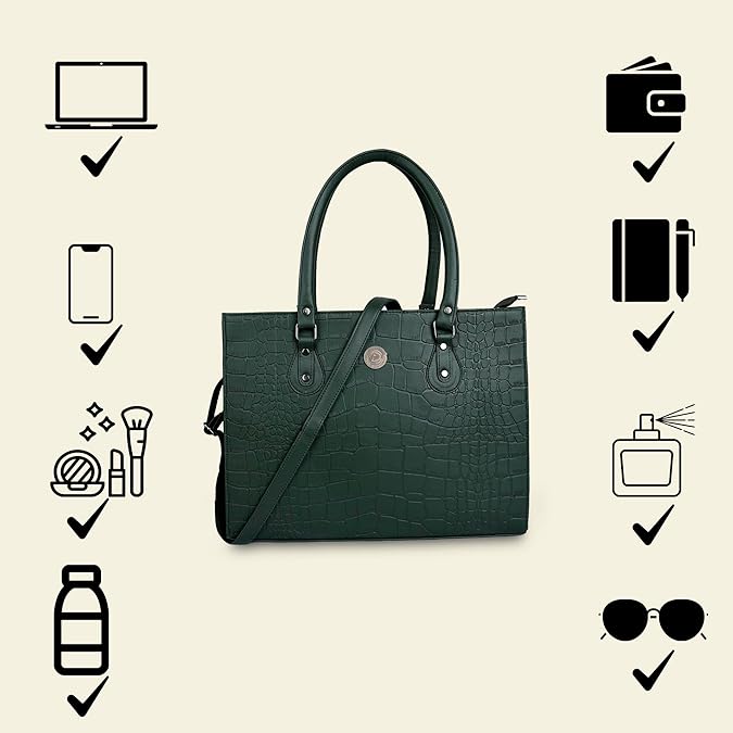PRD Craft - Croco Laptop Bag for Women