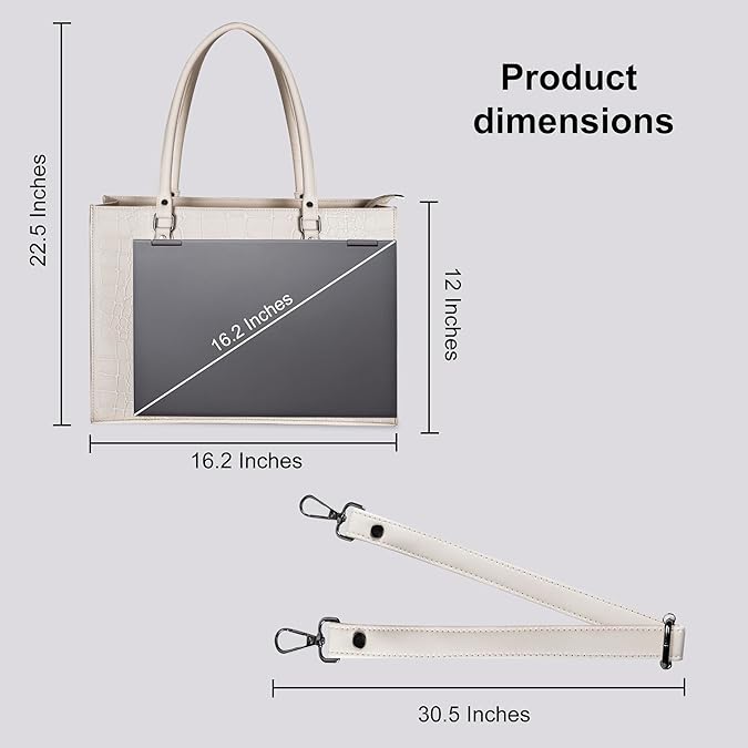 PRD Craft - Croco Laptop Bag for Women