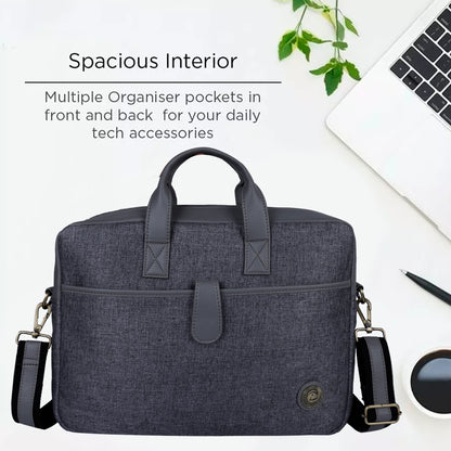 Jute Leather Briefcase for Men And Women