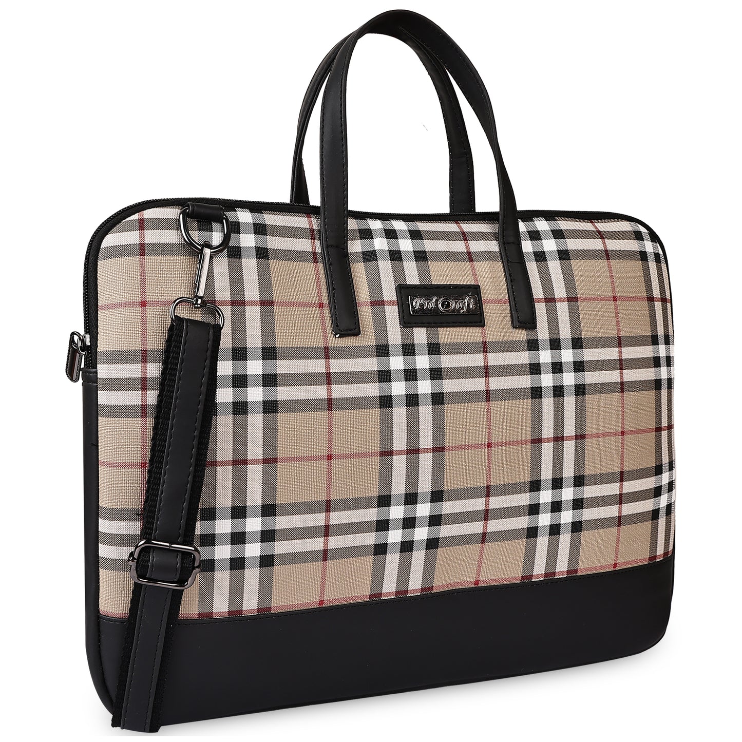 Checkered Laptop Sleeve Bag