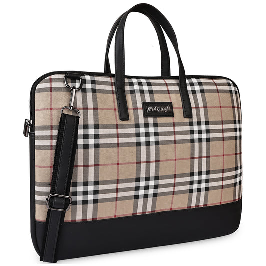 Checkered Laptop Sleeve Bag