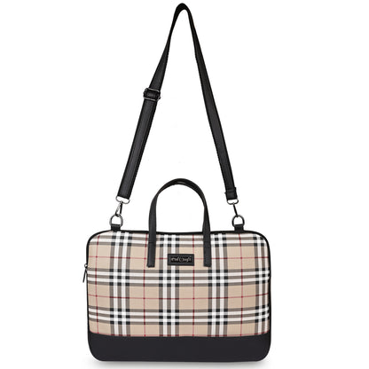 Checkered Laptop Sleeve Bag