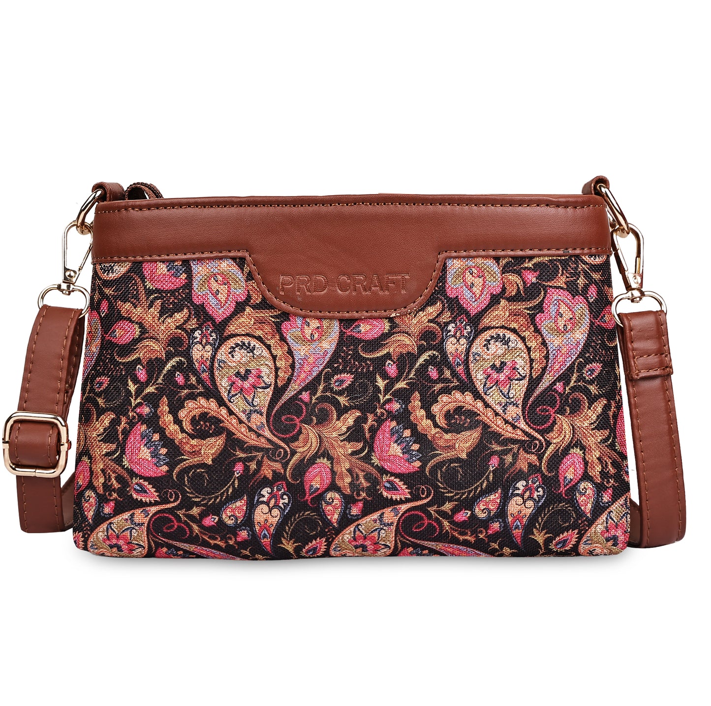 Boho Floral Printed Sling Bags for Women