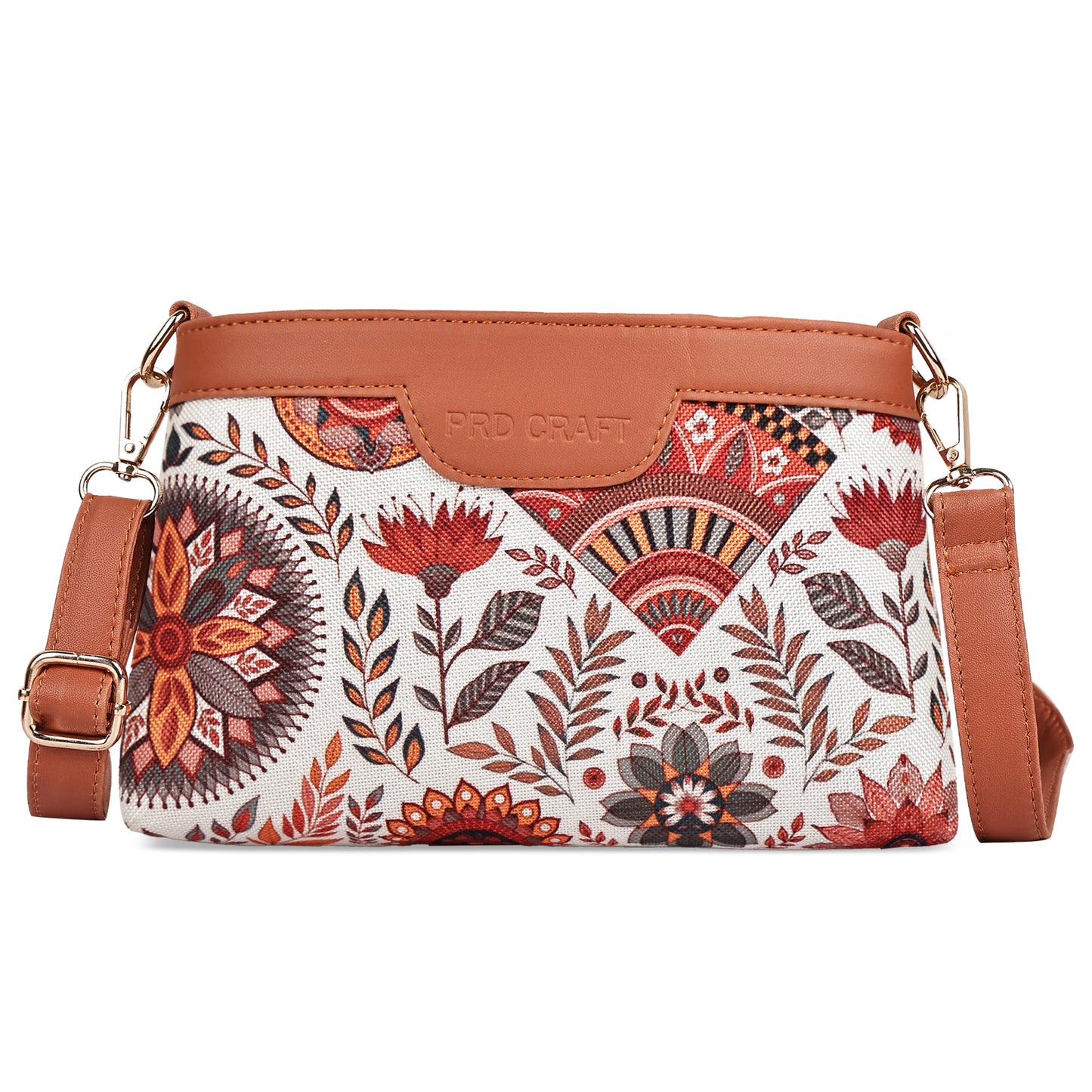 Boho Floral Printed Sling Bags for Women