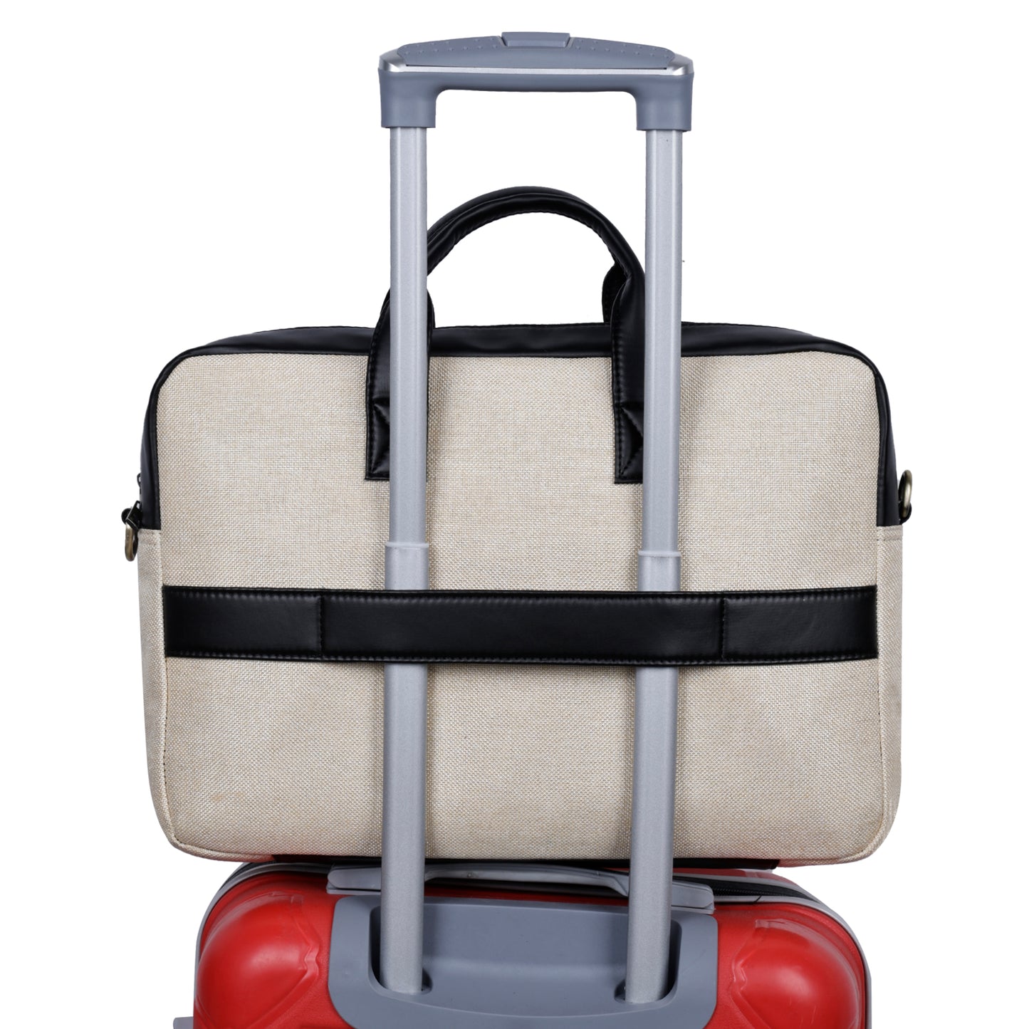 Jute Leather Briefcase for Men And Women