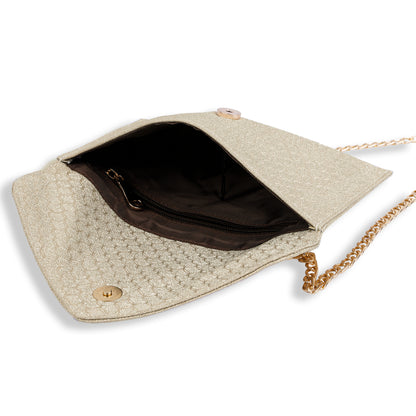 Gold Envelope Clutch Purse