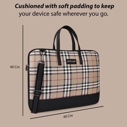 Checkered Laptop Sleeve Bag