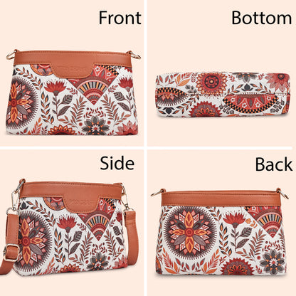 Boho Floral Printed Sling Bags for Women