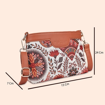 Boho Floral Printed Sling Bags for Women