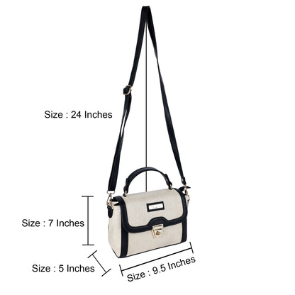 PRD Craft Jute Satchel Bag for Women