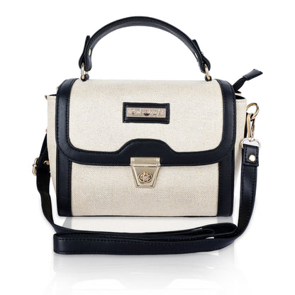 PRD Craft Jute Satchel Bag for Women