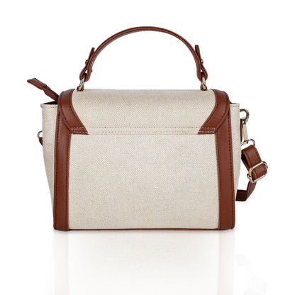 PRD Craft Jute Satchel Bag for Women