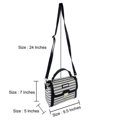 PRD Craft Jute Satchel Bag for Women