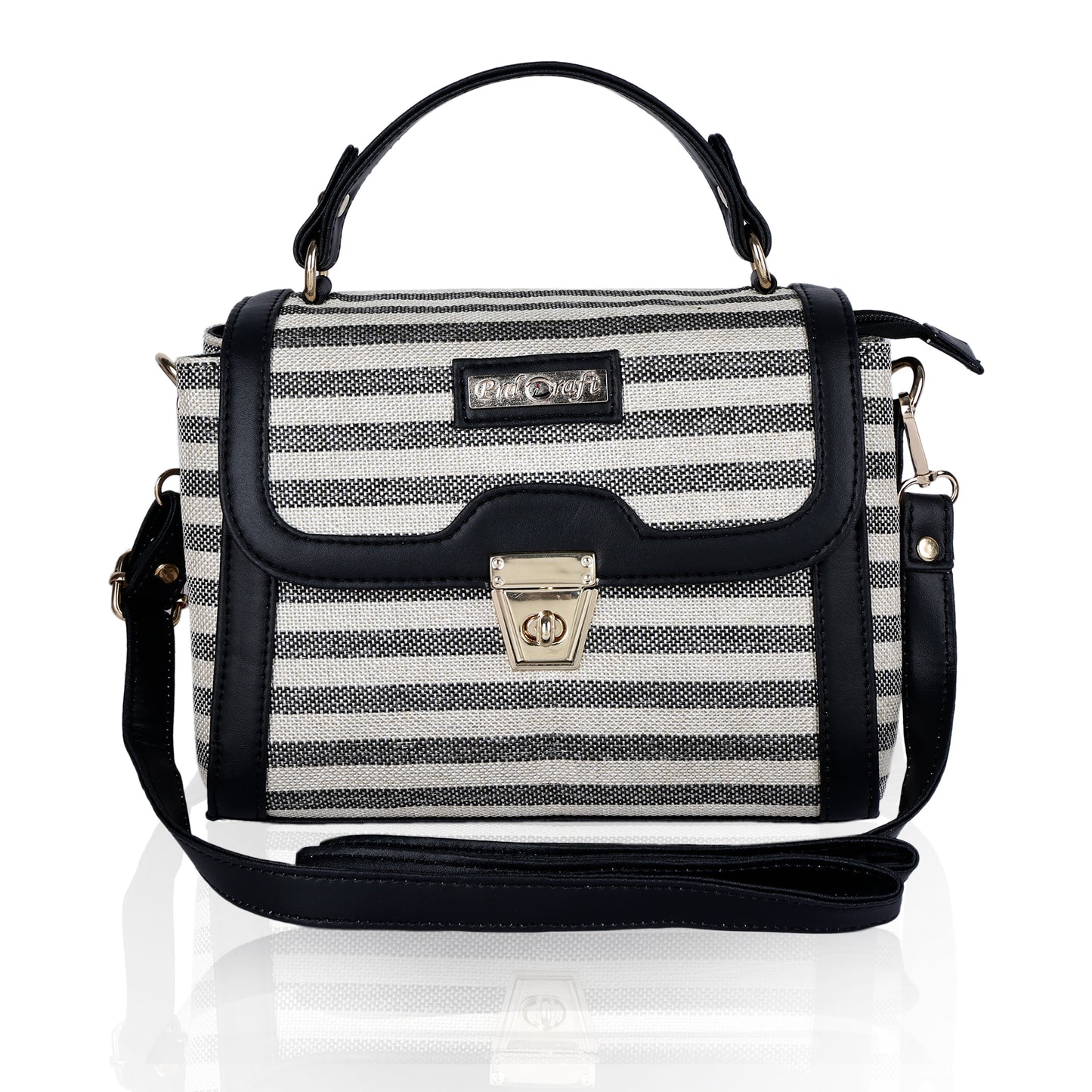 PRD Craft Jute Satchel Bag for Women
