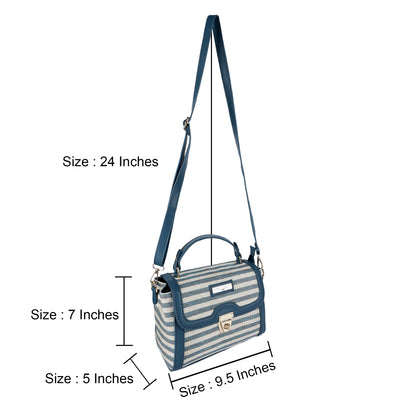 PRD Craft Jute Satchel Bag for Women