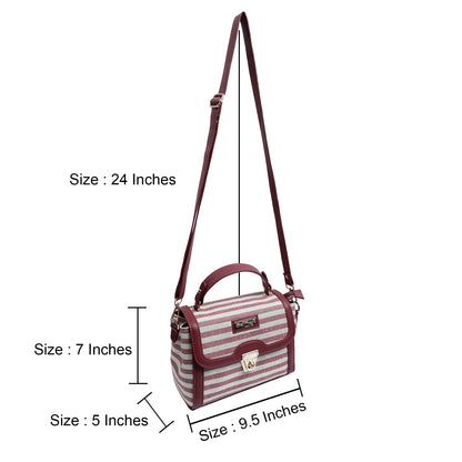 PRD Craft Jute Satchel Bag for Women