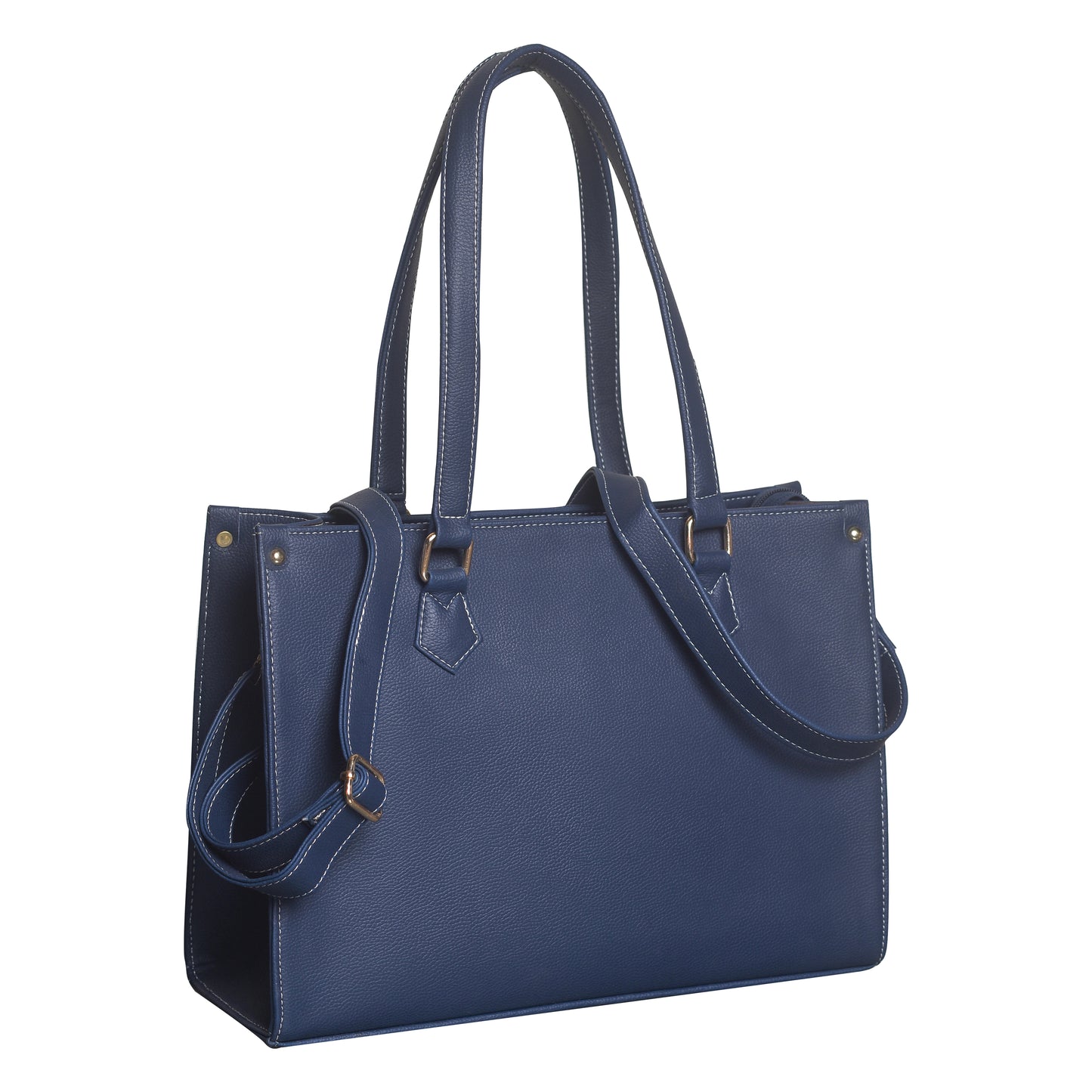 branded office bags with blue handbag with a shoulder strap 
