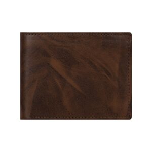 PRDCraft Men Casual, Formal, Travel, Trendy Brown Artificial Leather Wallet (2 Compartment, 4 Card Holders)