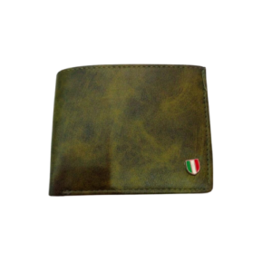 PRDCraft Green Leather Wallet for Men | 2 Compartment | 4 Card Holders