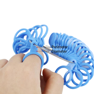 Gadpiparty 10pcs Ring Circumference Measurement Finger Ring Sizer Brow  Mapping Finger Sizer Measuring Tool Brow Tool Portable Power Supply Finger