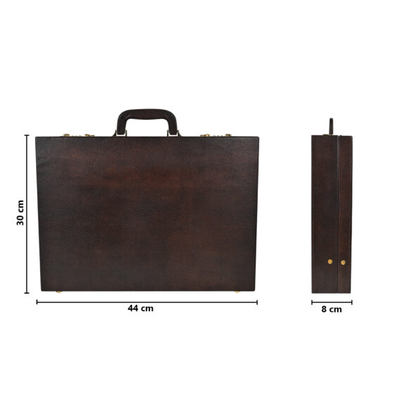 Brown Lawyer Briefcase for Men
